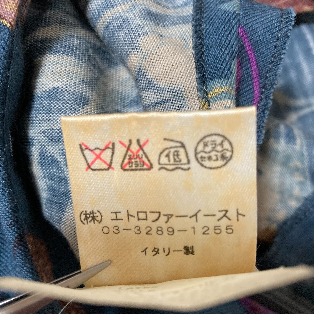 エトロ フラワープリント ウールスカート