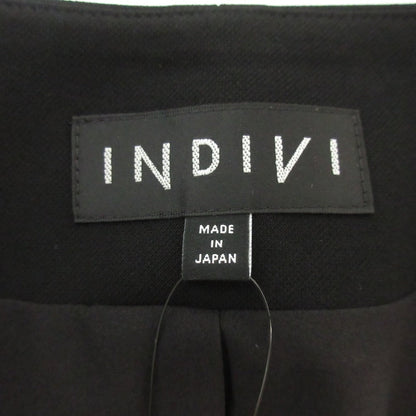 インディヴィ ノーカラージャケットスカートセットアップ