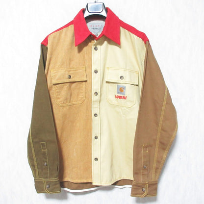 マルニ Carhartt カラーブロックシャツ