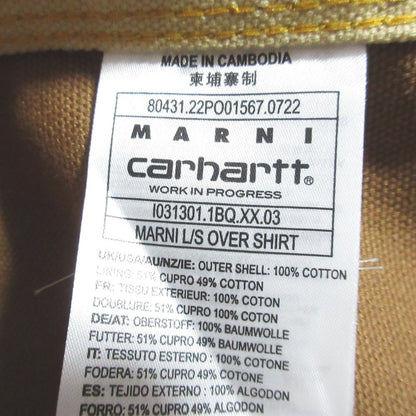 マルニ Carhartt カラーブロックシャツ