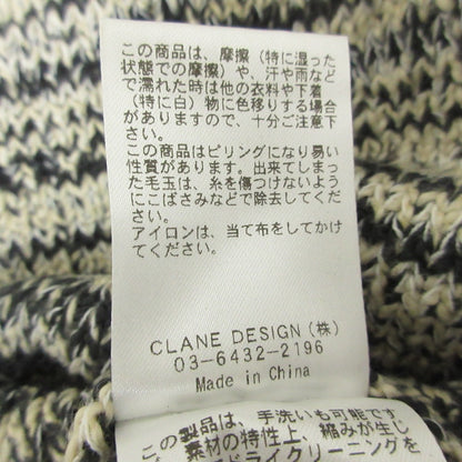 クラネ コットンショートニットトップス