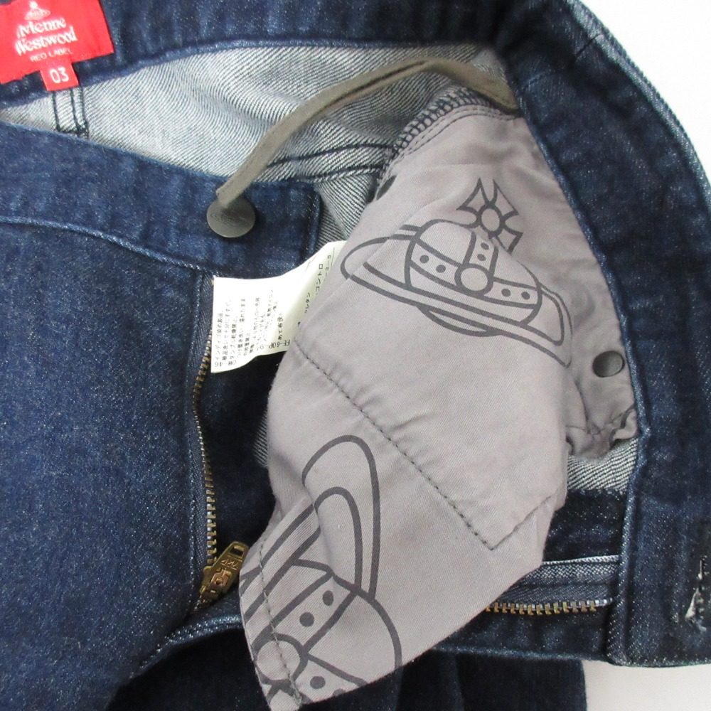 ヴィヴィアンウエストウッドレッドレーベル デニムパンツ