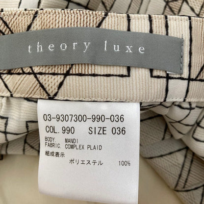 セオリーリュクス COMPLEX PLAID プリーツスカート