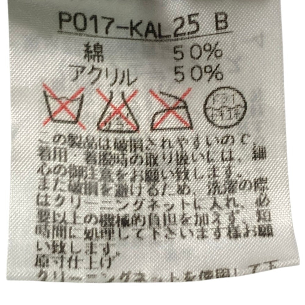 ピンクハウス フラワーモチーフリボンリブタートルネックニットチュニック