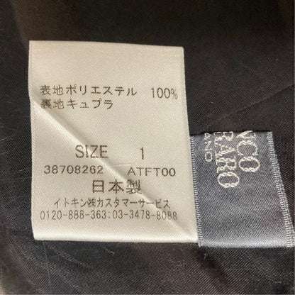 フランコフェラーロ フラワープリントノースリーブベルトワンピース