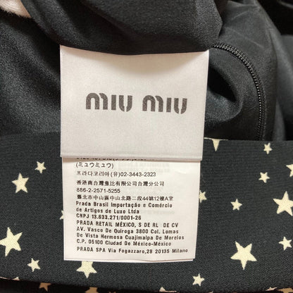 ミュウミュウ スター柄スパンコールワンピース