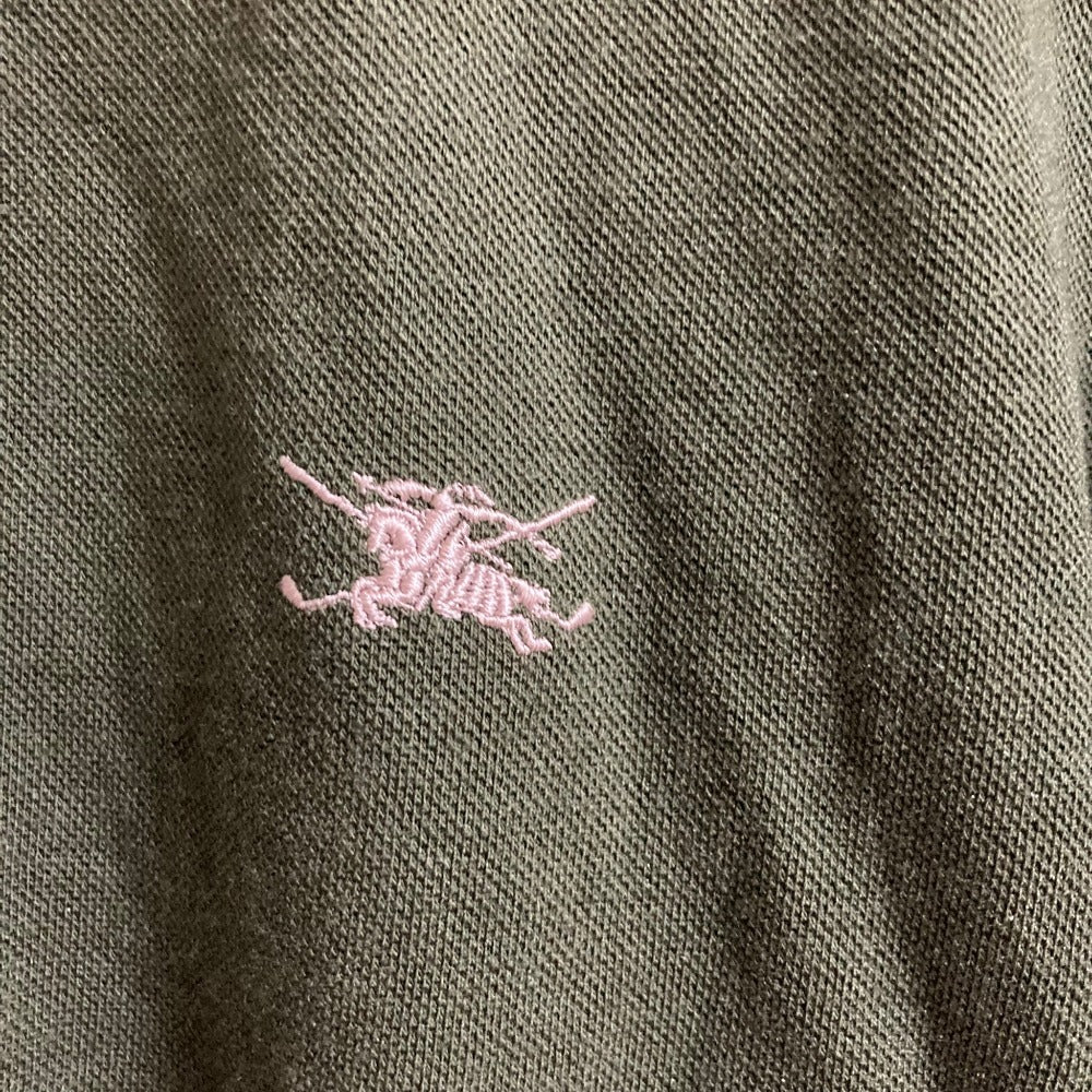 バーバリーゴルフ 刺繍ロングスリーブポロシャツ