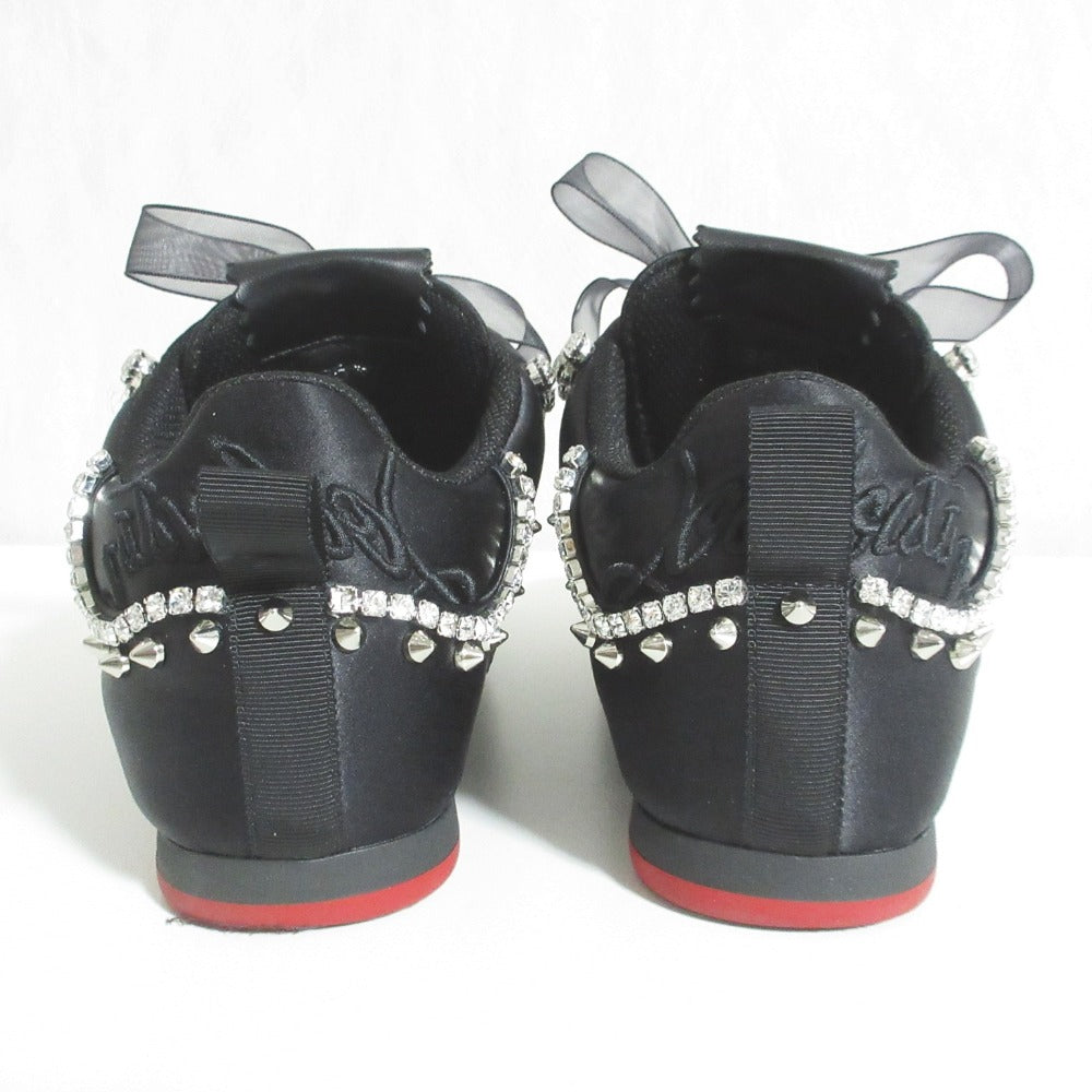 クリスチャンルブタン Eleonora Strass サテンスニーカー