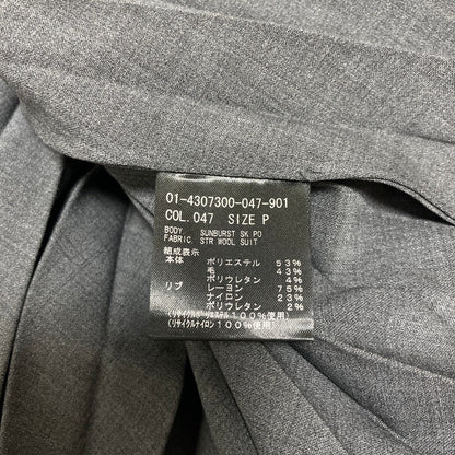 セオリー STR WOOL SUIT プリーツロングスカート