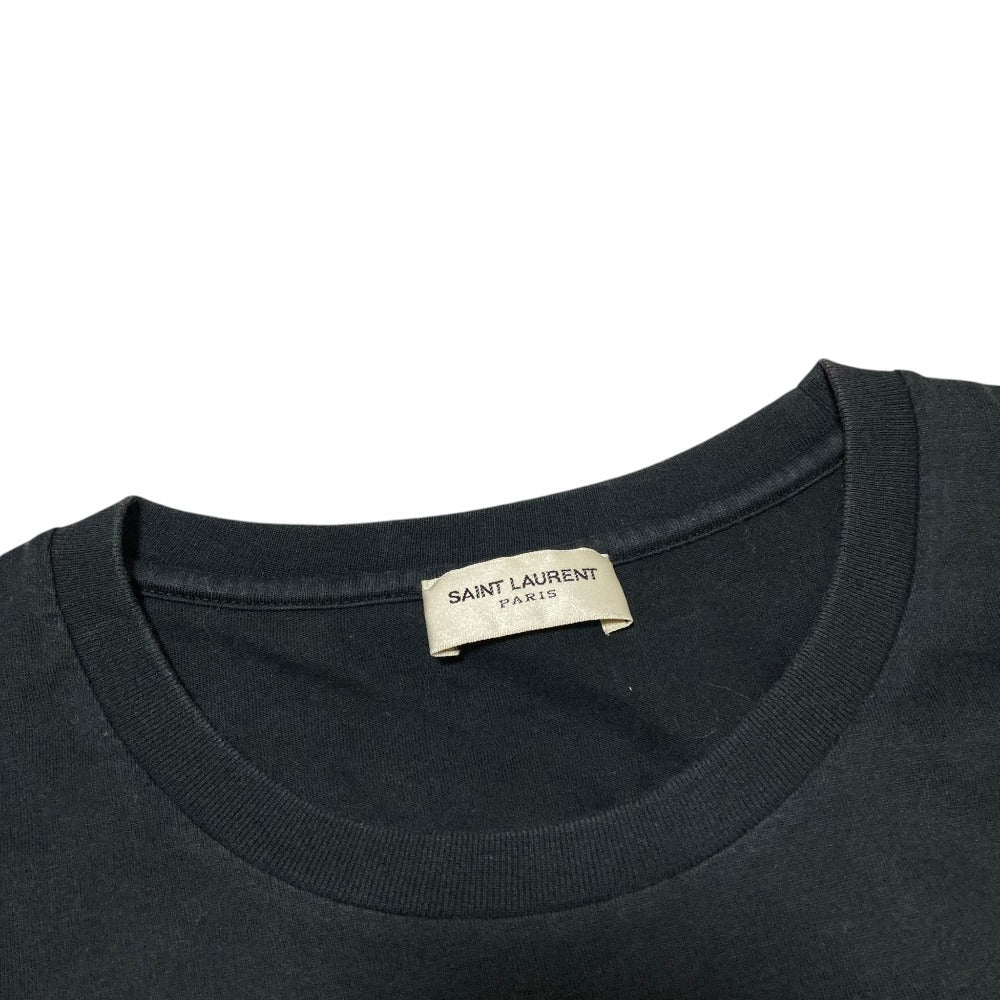 イヴサンローラン ロゴプリント コットン Tシャツ