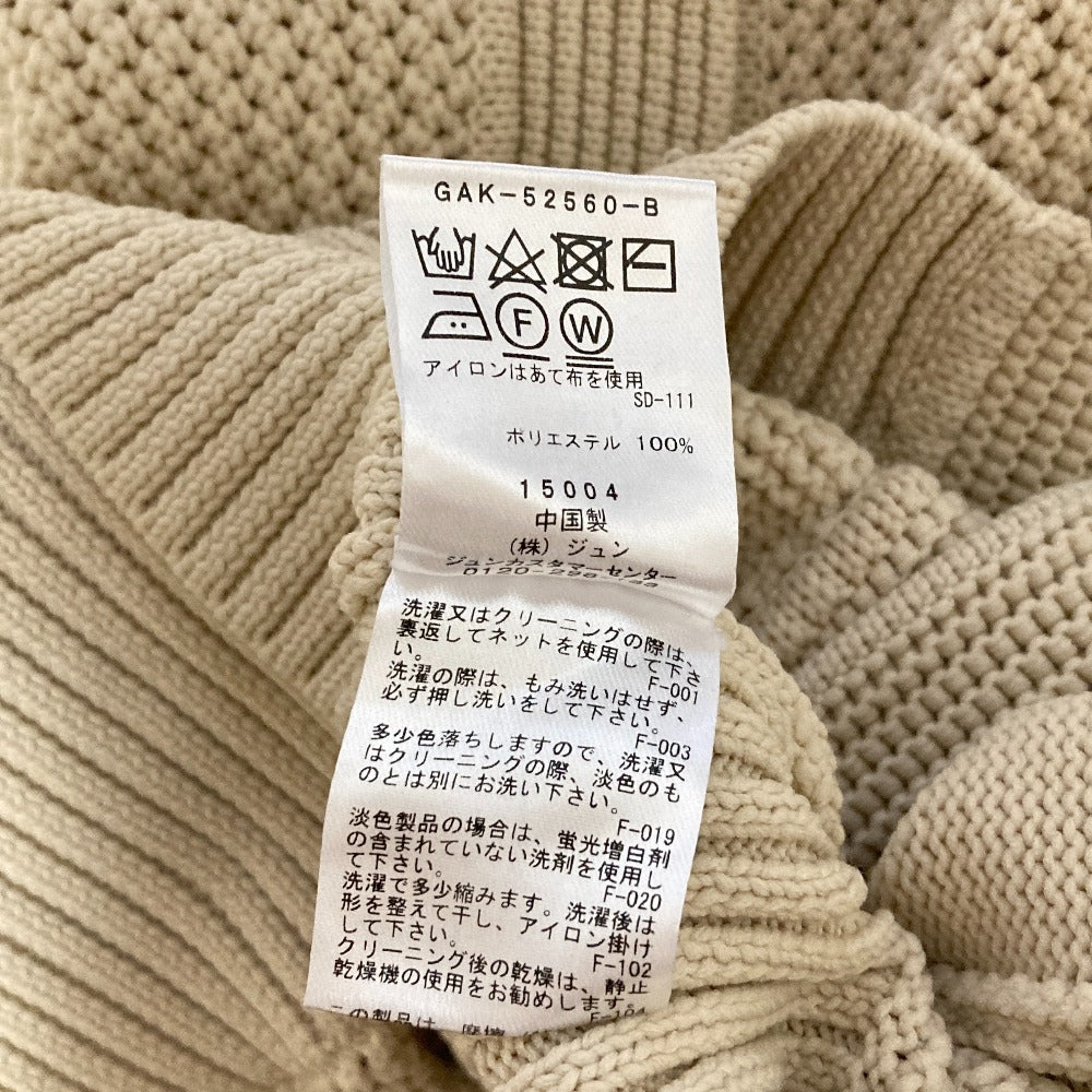 アダムエロペ フェイクパールカーディガン