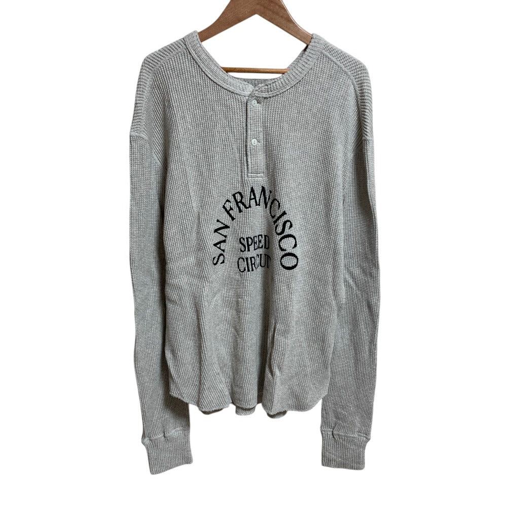 グッドグリーフ SFSC PRINTED HENLEY NECK サーマルトップス