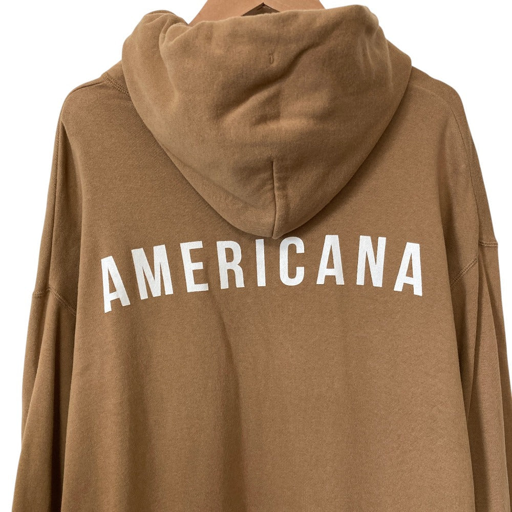 アメリカーナ フーデッド裏起毛スウェットワンピース