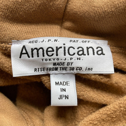アメリカーナ フーデッド裏起毛スウェットワンピース