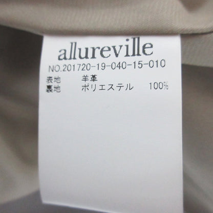 アルアバイル ラムレザーライダースジャケット