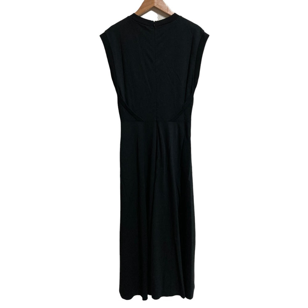 フォトコピュー ノースリーブフレアワンピース