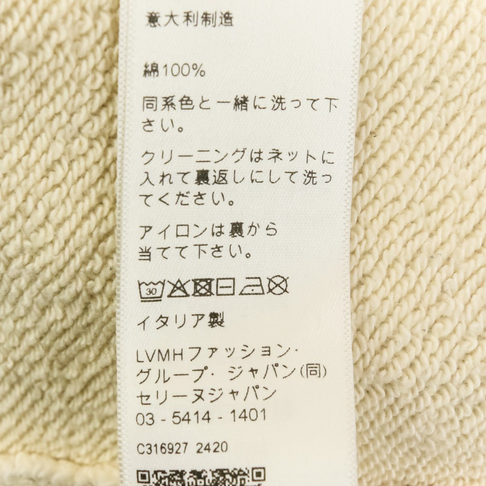 セリーヌ ロゴプリントルーズフィットクルーネックスウェット