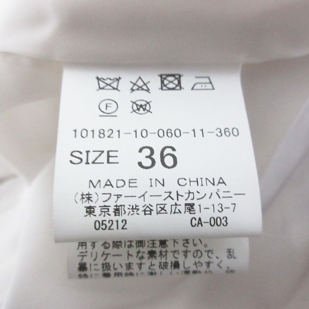 アナイ フェイクスエードノーカラージャケット