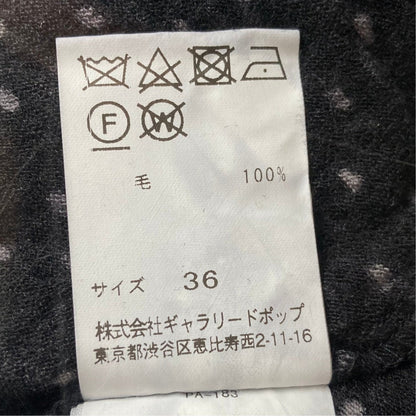 パドカレ ドットプリントロングスリーブカットソー