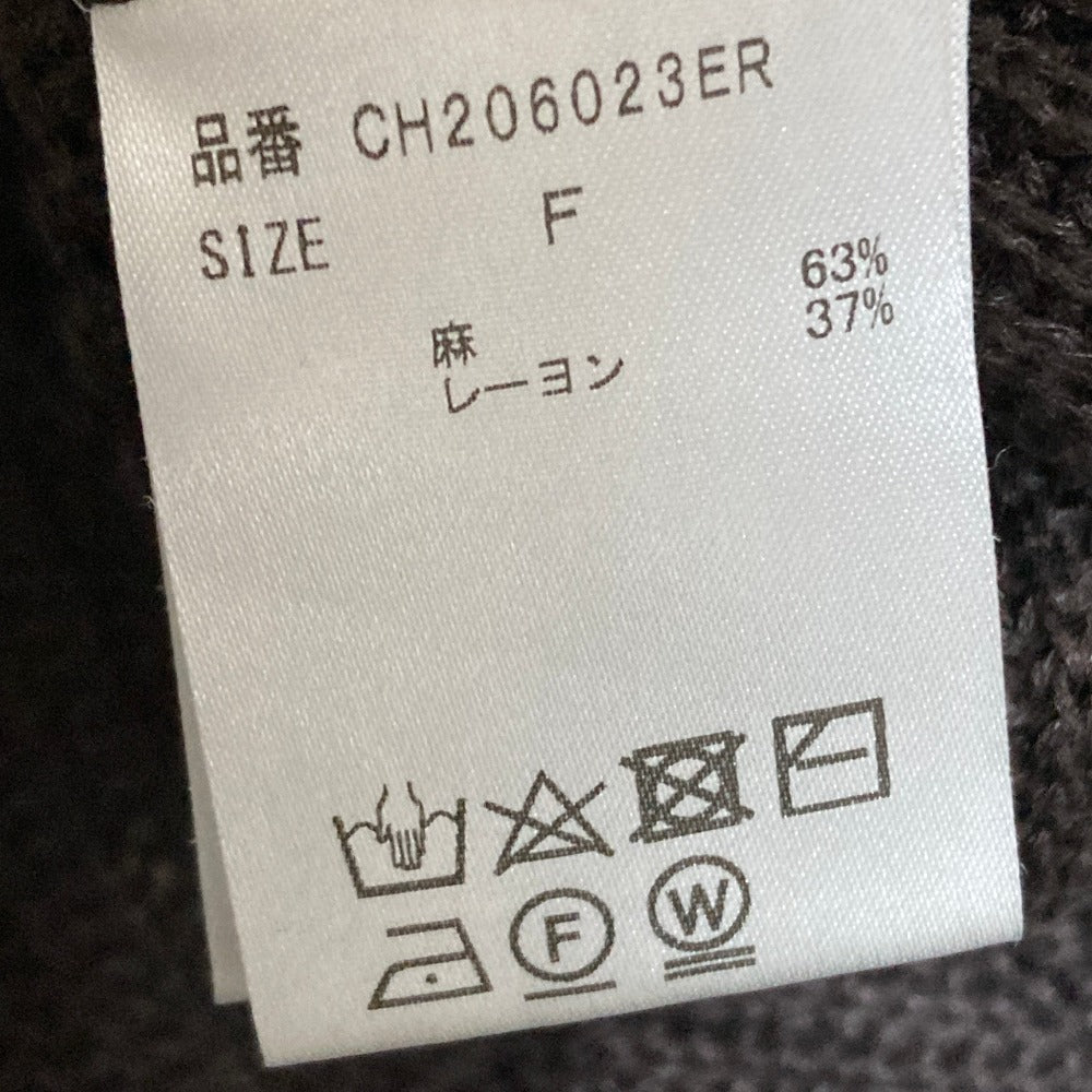 カオス ミュートリネンニットカーディガン