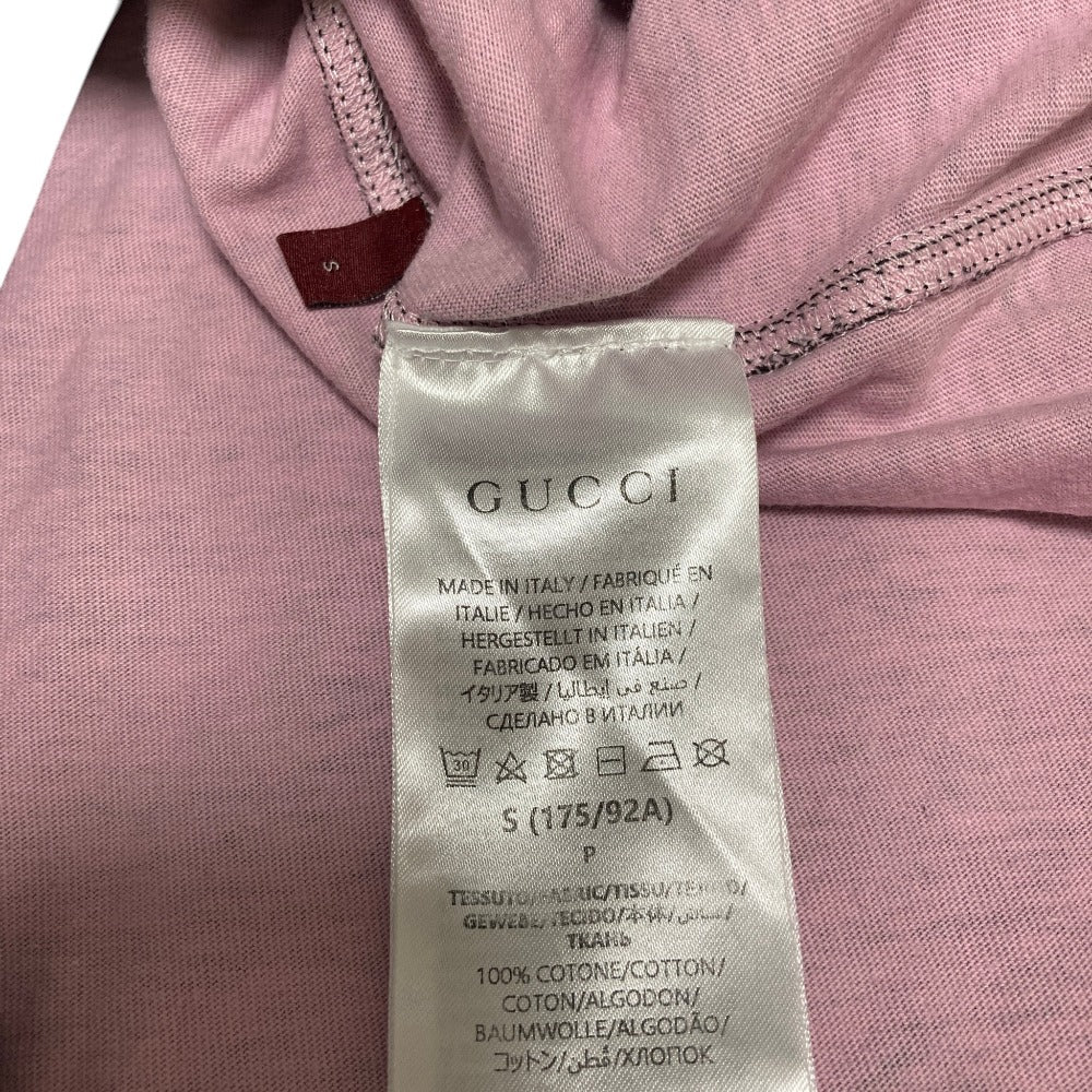 グッチ スクリプトロゴプリント コットンTシャツ