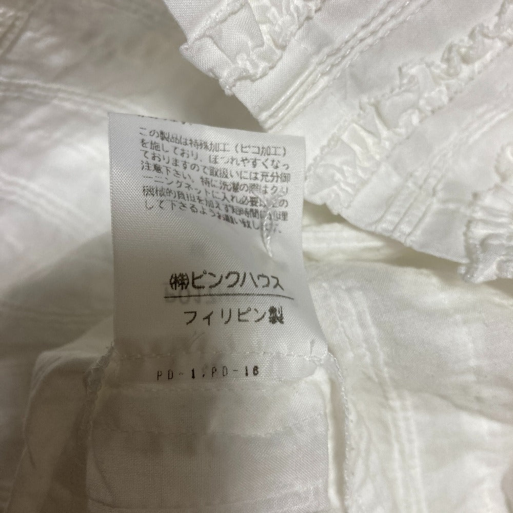 ピンクハウス フリルフーディーシャツ