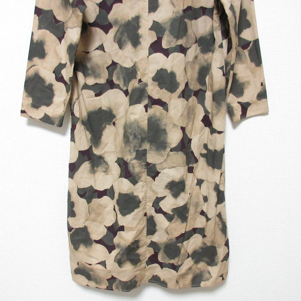 パラスパレス 総柄シャツワンピース