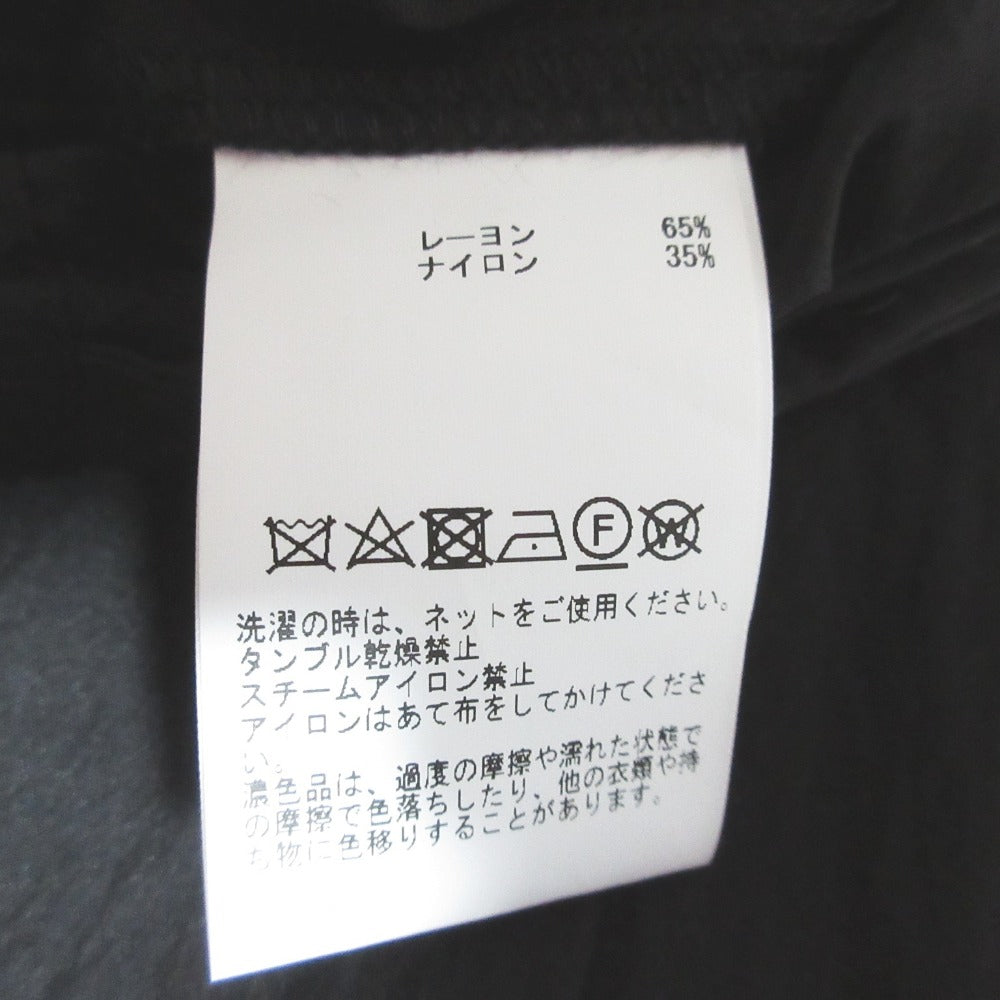 ルールマラン コットンレーヨンタックワイドパンツ