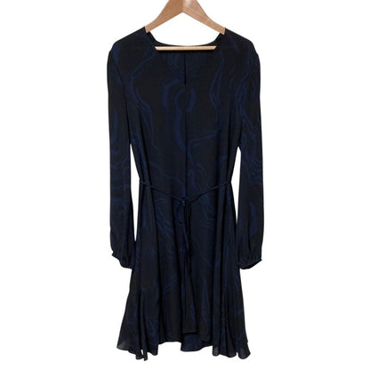 セオリー OIL SILK V NK GODET DR シルクドレス