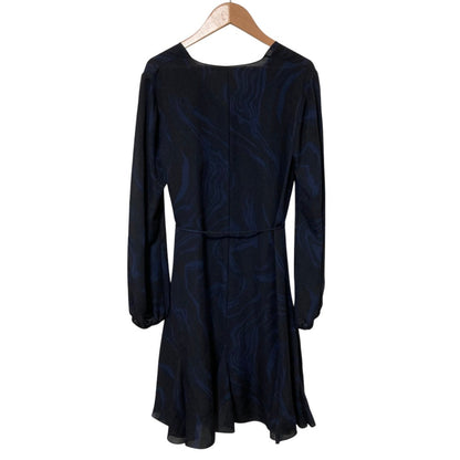 セオリー OIL SILK V NK GODET DR シルクドレス