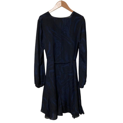 セオリー OIL SILK V NK GODET DR シルクドレス