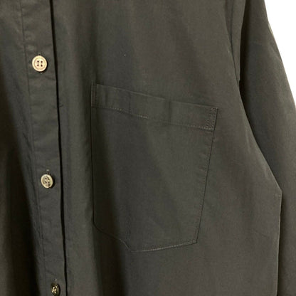 セオリーリュクス TECH POPLIN ノーカラーシャツワンピース