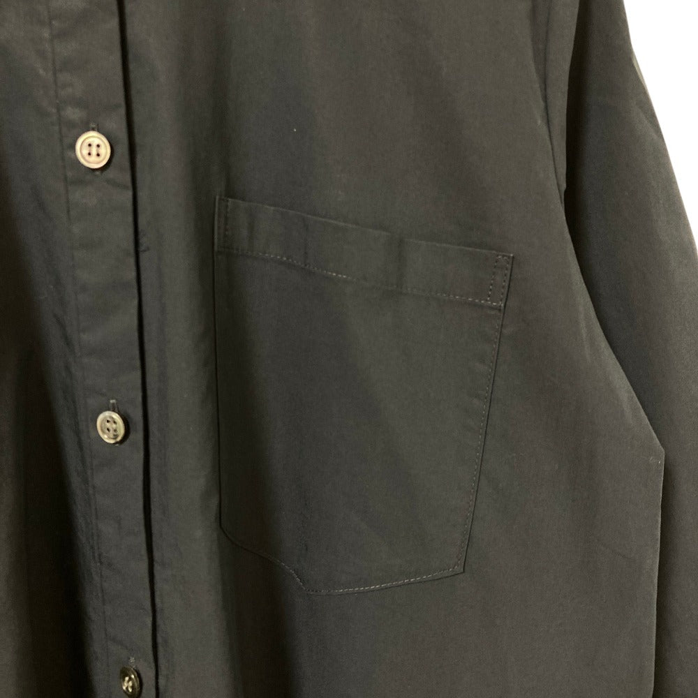 セオリーリュクス TECH POPLIN ノーカラーシャツワンピース