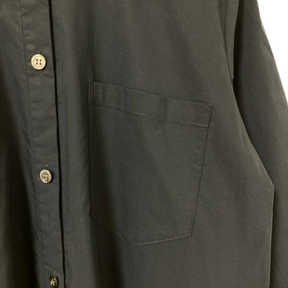 セオリーリュクス TECH POPLIN ノーカラーシャツワンピース