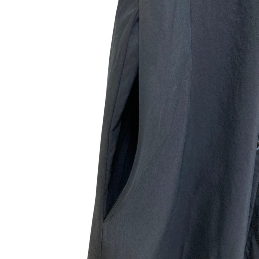 セオリーリュクス TECH POPLIN ノーカラーシャツワンピース