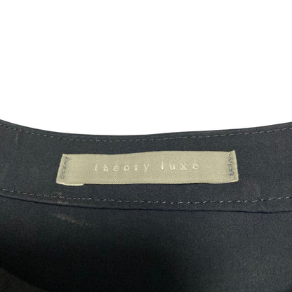 セオリーリュクス TECH POPLIN ノーカラーシャツワンピース