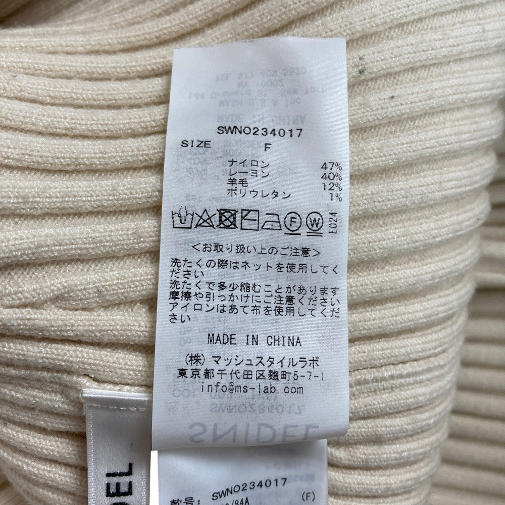スナイデル Sustainaニットワンピース