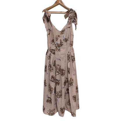 ハーリップトゥ Sunflower-Printed シフォンワンピース