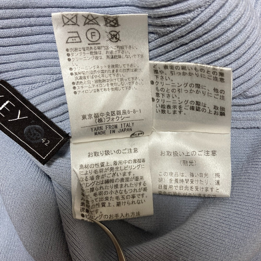 フォクシー レーヨンリブニットカットソー