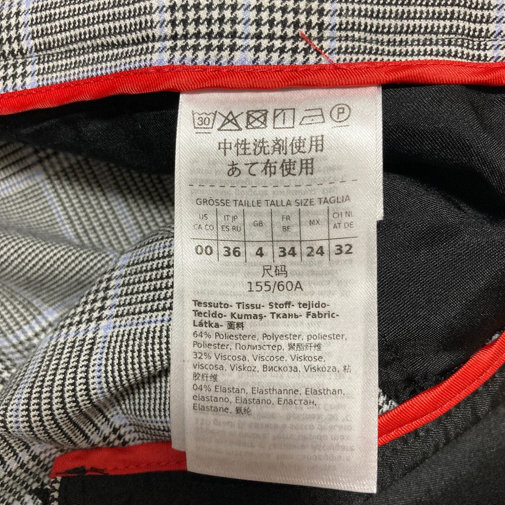マックスアンドコー グレンチェックダブルブレストスーツ