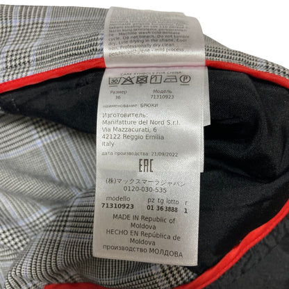 マックスアンドコー グレンチェックダブルブレストスーツ