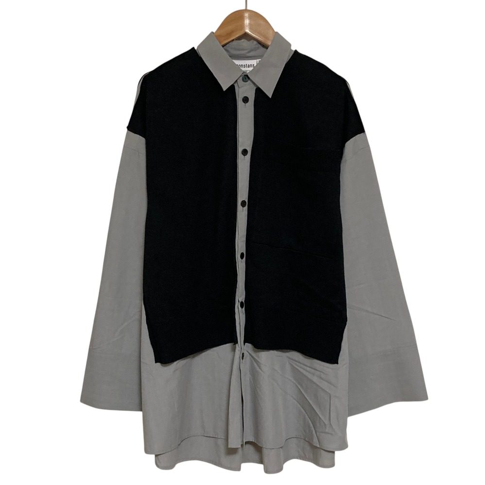 ナゴンスタンス knit combination シャツ
