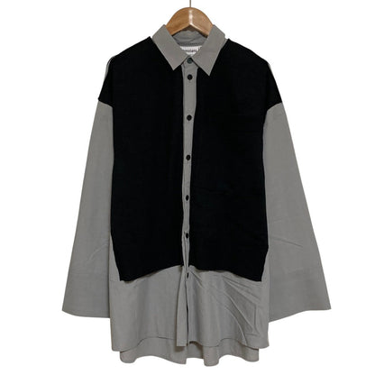 ナゴンスタンス knit combination シャツ
