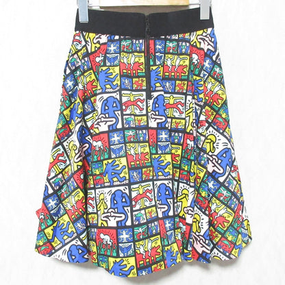 アリスオリビア Keith Haring 総柄フレアスカート