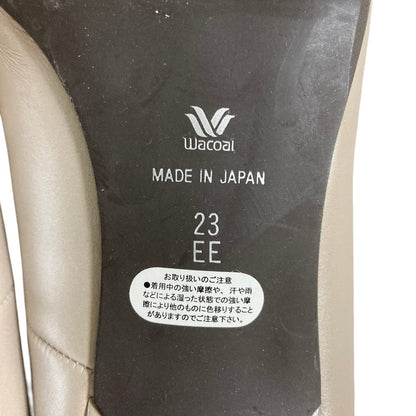 ワコール レザーローヒールパンプス