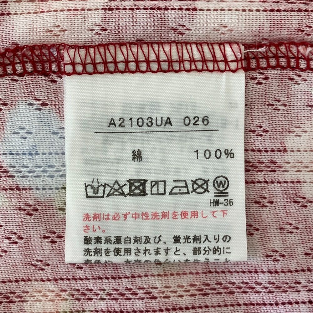 ピンクハウス フラワープリントノースリーブワンピース