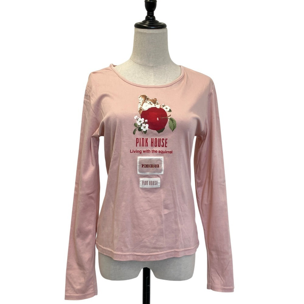 ピンクハウス ロングスリーブプリントTシャツ