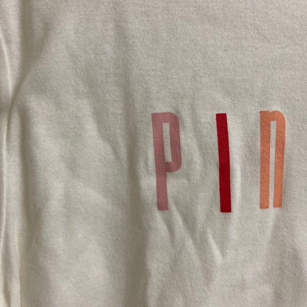 ピンクハウス マルチカラーロゴプリントコットンTシャツ