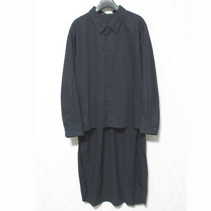 アストラット アシンメトリーヘムロングシャツ