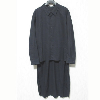 アストラット アシンメトリーヘムロングシャツ